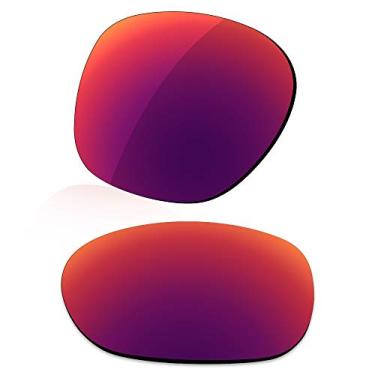 Imagem de LenzReborn Lente polarizada de substituição para óculos de sol Oakley Latch OO9265 - roxo real - espelhado polarizado