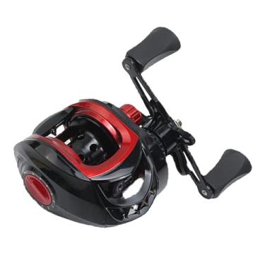 Imagem de Carretel Baitcaster, proporção de engrenagem 7.2: 1, força de frenagem de 8 kg, carretel de pesca com função de linha anti-explosão, carretel de isca de elenco longo universal para sal, água doce (mão
