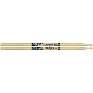 Imagem de Baqueta Liverpool American Hickory 7A ponta de madeira - HY-7AM