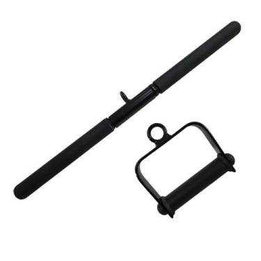 Imagem de Puxador Reto com Giro 50 cm + Estribo Fechado Unidade - FamaFit