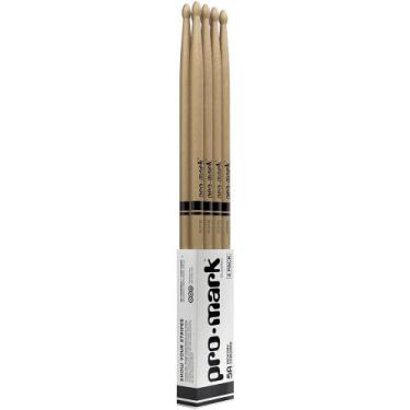 Imagem de Baqueta Hickory 5A Madeira (Com 4 Pares) Promark TX5AW-4P - Pro-mark