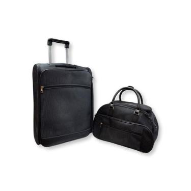 Imagem de Kit Mala de Viagem Executiva Padrão Bordo - Prime InBox, Preto