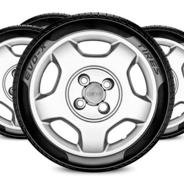 Imagem de Jogo Calota Aro 14 4x100 Design Corsa Compatível Chevrolet - GFM Calot