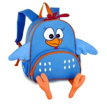 Imagem de Mochila Escolar Galinha Pintadinha Com Asas Costa Alças M - Clio