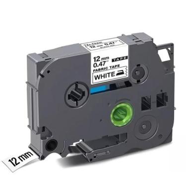 Imagem de Fita Para Tecido Compatível Brother Tz Tze Fa231 Branca 12mm - TZ Tape