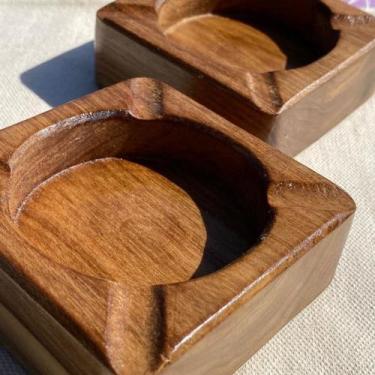 Imagem de Cinzeiro de Madeira Maciça - Rupestre Arte Madeira