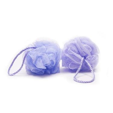 Imagem de Esponja De Banho Buettner Pote C/ 2 Unidades C/ Cordão Nylon Lavanda