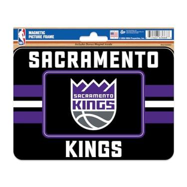 Imagem de Rico Industries Porta-retrato magnético NBA Basketball Sacramento Kings listras (12,7 cm x 17,1 cm) e conjunto de ímã - Decoração de casa - churrasqueira, escritório, cozinha