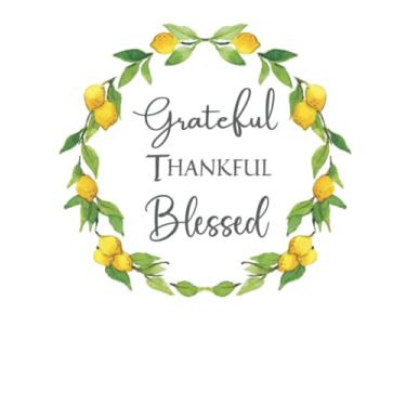 Imagem de MAKE IT YOUR OWN COOKBOOK Farmhouse Recipe BookTo Write In “Thankful - Grateful - Blessed” White & Grey Edition Dot Grid Hardcover Notebook Journal ... Family Cookbook Farmhouse Book For Kitchen