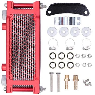 Imagem de Radiador de Motocicleta - Kit Universal de Resfriador de óleo de Motor para Motocicleta, Dirt Bike e ATV