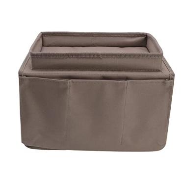 Imagem de Organizador de Apoio de Braço, Organizador de Apoio de Braço de sofá 600D Oxford Tecido Dobrável Suporte Remoto para sofá Com Bolso Lateral Grande e 3 Bolsos Pequenos para