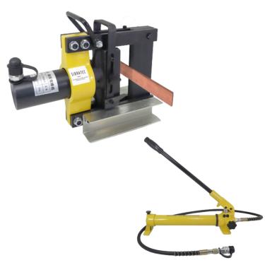 Imagem de Kit Dobrador Hidráulico Portátil CB150D | Barramento de Cobre até 150mm + Bomba Hidráulica 700Kg/cm²