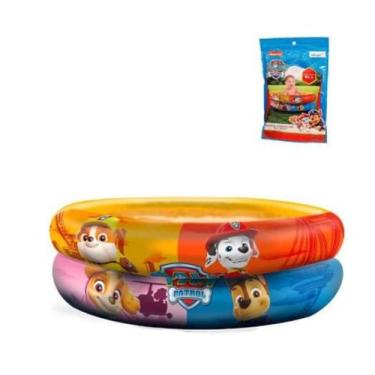 Imagem de Piscina Inflável Redonda 21 Litros Praia Piscina  Lilo Stitch Patrulha
