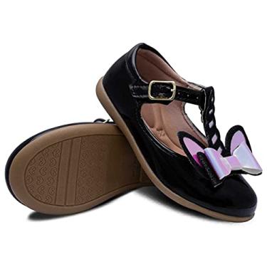 Imagem de Sapatilha Salomé Menina Infantil Unicórnio 21.14 (Preto, BR, Criança de 1 a 3 anos, Numérico, 22)