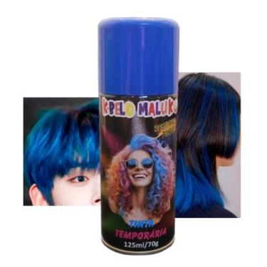Imagem de Tinta Spray Colorir Cabelo Temporário Lavável Kbelo Maluko - D Present