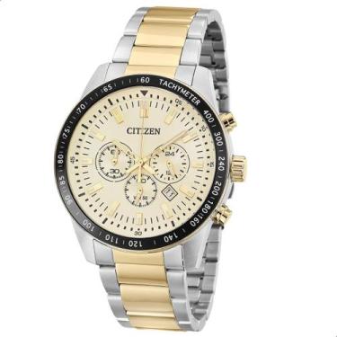 Imagem de Relógio Masculino Citizen Bicolor Quartz Cronógrafo TZ30802E