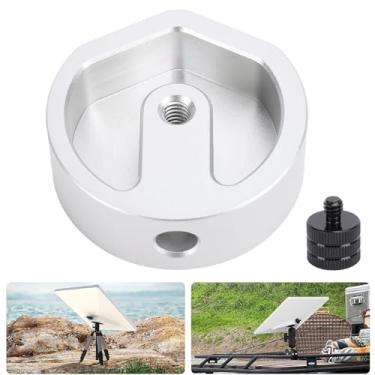 Imagem de Adaptador de Mini tripé Starlink, Adaptador de Montagem Em Liga de Alumínio Com Rosca de 1/4-20 e 3/8-16 para Starlink Mini, Compatível Com Tripés, Braçadeiras de Fixação