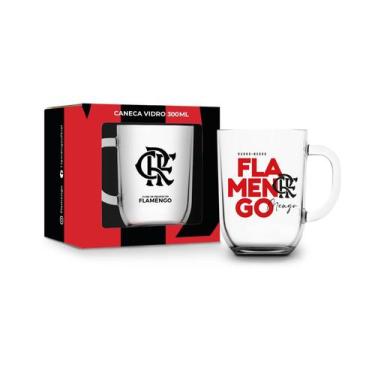 Imagem de Caneca vidro toronto color flamengo - BRASFOOT