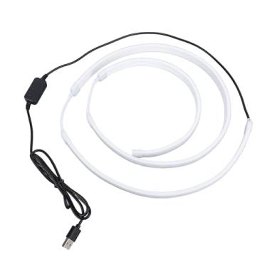 Imagem de Luz De Fundo Da TV, Faixa De LED Rgb USB, Luz Ambiente Para Jogos Rgb, Sincronização Com O Modo De Cor Da Tela Para Tela De 24 Polegadas Do Pc