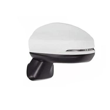 Imagem de Conjunto de espelho lateral de carro, porta automática, espelho retrovisor, conjunto com lâmpada, dobrável elétrico, compatível com HONDA FIT JAZZ 2015 2016 2017 GK5(7PINS-Left)