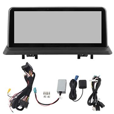 Imagem de Brilluxa 10.25in Navegação da tela de toque, construída em GPS Wi -Fi Car Head Unit compatível com 1 série E81 E82 CCC CIC NBT