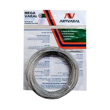 Imagem de Varal De Aco Mega 15Mt 2,7Mm - ART VARAL
