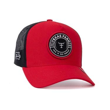 Imagem de BONE TEXAS FARM - TF1015 - VERMELHO/ PRETO Único-Unissex