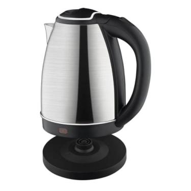 Imagem de Chaleira Elétrica em Aço Inox, 1,8L, 220V, Base Preta