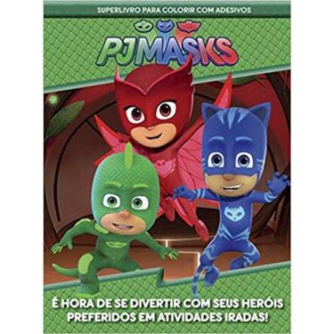 Imagem de Pj Mask - Superlivro Para Colorir Com Adesivos