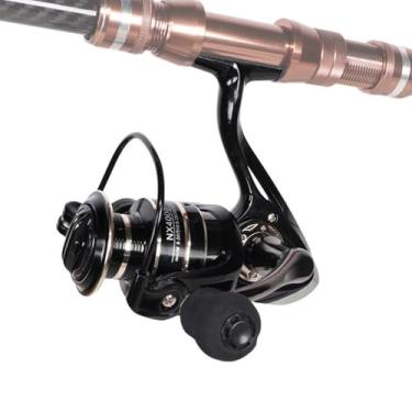 Imagem de Bolos de água salgada, carretel de, Reels de metal spincast, Tackle de dor portátil, relação de transmissão 5.2: 1 Ferramenta de isca para a de lagoa do mar