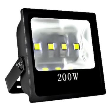 Imagem de Refletor Led Holofote Para Jardim Casa Luminária 200w Ip66 - Bomsell