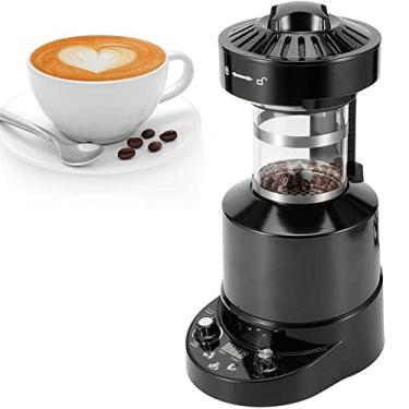 Imagem de Torradeira de café recém-assada, torradeira doméstica, torradeira de pequena capacidade, torradeira de café automático de 1400 W, aquecido uniformemente/sem fumo