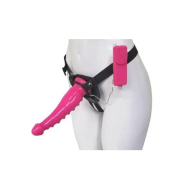 Imagem de Cinta Peniana Dildo Tentáculos Rosa 21x4cm com Bullet - Lovetoys