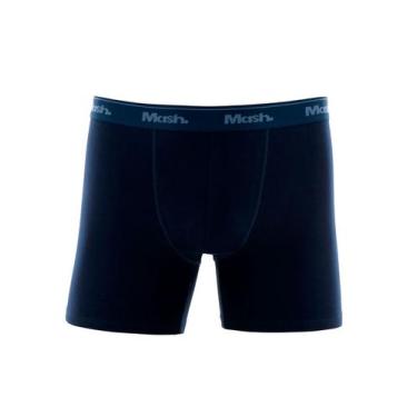 Imagem de Cueca Boxer Mash 071.40 Plus Size Basic Algodão T. XGG XXGG, XXGG, Az0