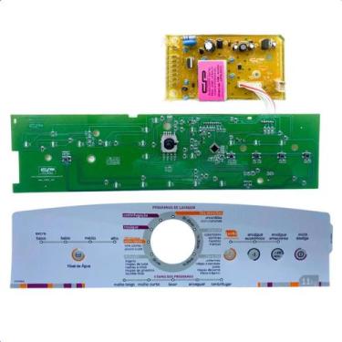 Imagem de Placa Compatível Lavadora Brastemp Ative 11Kg Bwl11 Adesivo - Cp Placa