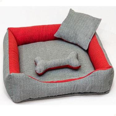 Imagem de Cama Pet Gorgopet Grande Quadrada Impermeável 60x60 - Departamix
