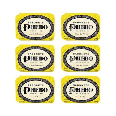 Imagem de Kit Sabonete Phebo Lima Da Persia 90g Glicerina Vegetal