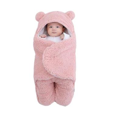 Imagem de Danolt Essenciais para bebês recém-nascidos, cobertor para bebês de 0 a 6 meses, itens essenciais para bebês, cueiros para recém-nascidos