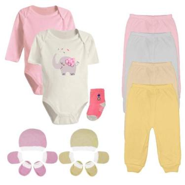 Imagem de Kit Roupinhas de Bebê 13 Peças Body Mijão Meias Kit Touca - Koala Baby