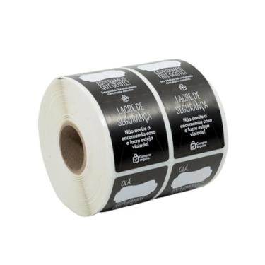 Imagem de Lacre de Segurança Adesivo p/Caixa de Pizza | Kit c/ 700 Etiquetas |