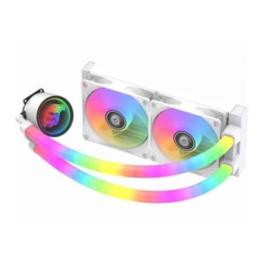 Imagem de WATER COOLER GAMER WAC5 BIFROST K-MEX 240MM BRANCO ILUMINAÇÃO ARGB PARA INTEL E AMD