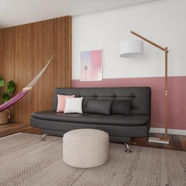 Imagem de Sofá-Cama 3 Lugares Casal Premium We Can Do It Preto - Mobly