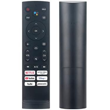 Imagem de ERF3A90 ERF3V0H Controle remoto de voz de substituição para Hisense Android Smart TV A6H 50A6H 55A6H 55U6H 65U6H 43A6H 75U6H