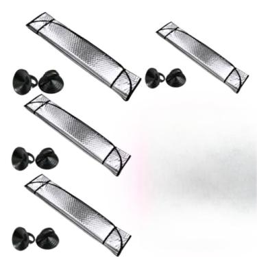 Imagem de Protetor Solar Para-brisa Painel De Carro Corta Sol Quebra Tapa Para Carros Universal (130x60cm)(4 peças(leve mais pague menos))