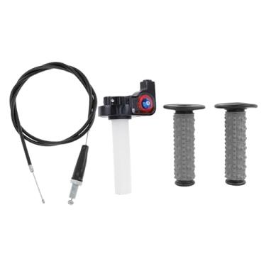 Imagem de REPAIROCK Kit de capa de manopla de borracha antiderrapante para motocicleta, scooter, bicicleta, quadriciclo, preto