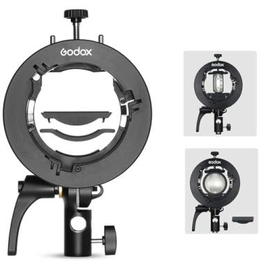 Imagem de Godox Suporte S2 Bowens tipo S suporte para Godox AD200 AD200Pro AD400Pro V1 V860II V860III V850II TT685 TT600 TT350 e outros flashes Speedlite Snoot Softbox Honeycomb Reflector Beauty Dish