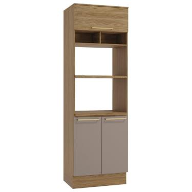 Imagem de Torre Quente Kappesberg Botanic 70cm, 3 Portas - M627 Nogueira/fendi