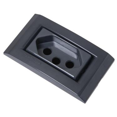 Imagem de Conj Para Móvel 1 Tomada 2P T 10 A Tramontina Liz Grafite