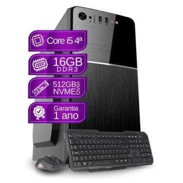 Imagem de Computador Core i5 4ª Ger 4430 16GB 512GB ssd nvme  - PC Master