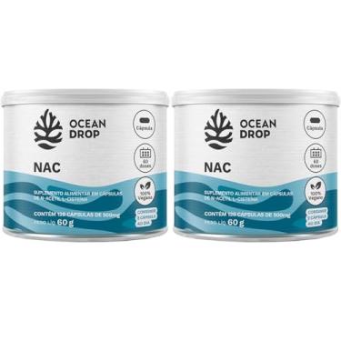 Imagem de Kit 2x NAC N-Acetil L-Cisteina 120 caps Ocean Drop